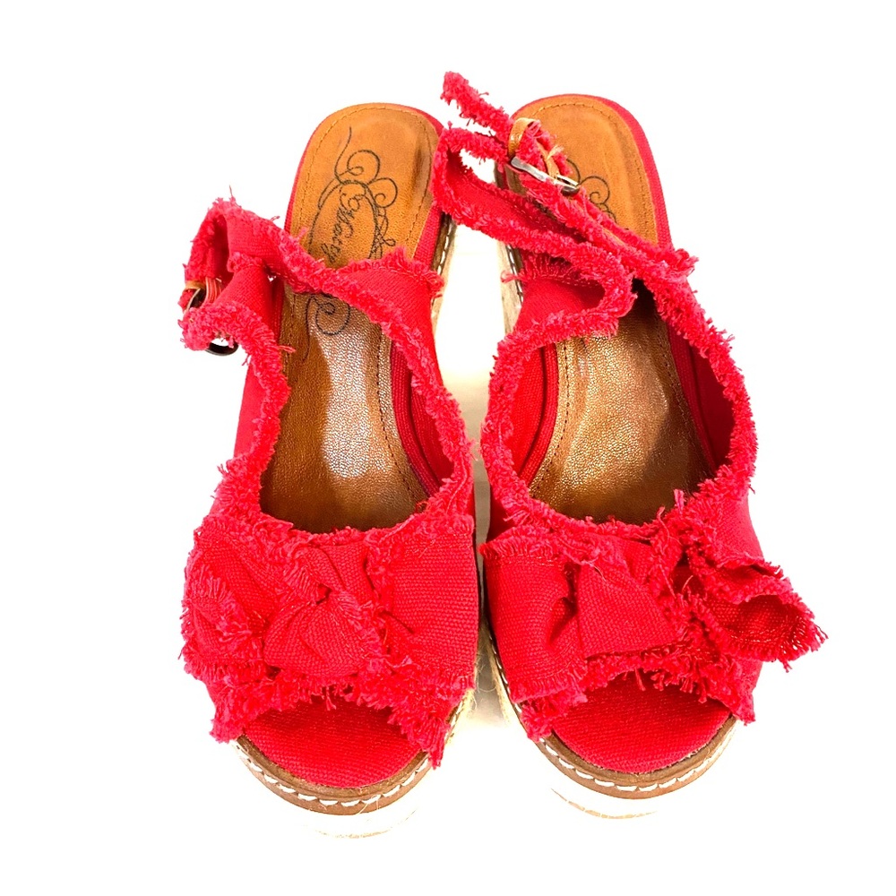 Matt’s Red Hot Espadrille, super soft and comfy.
